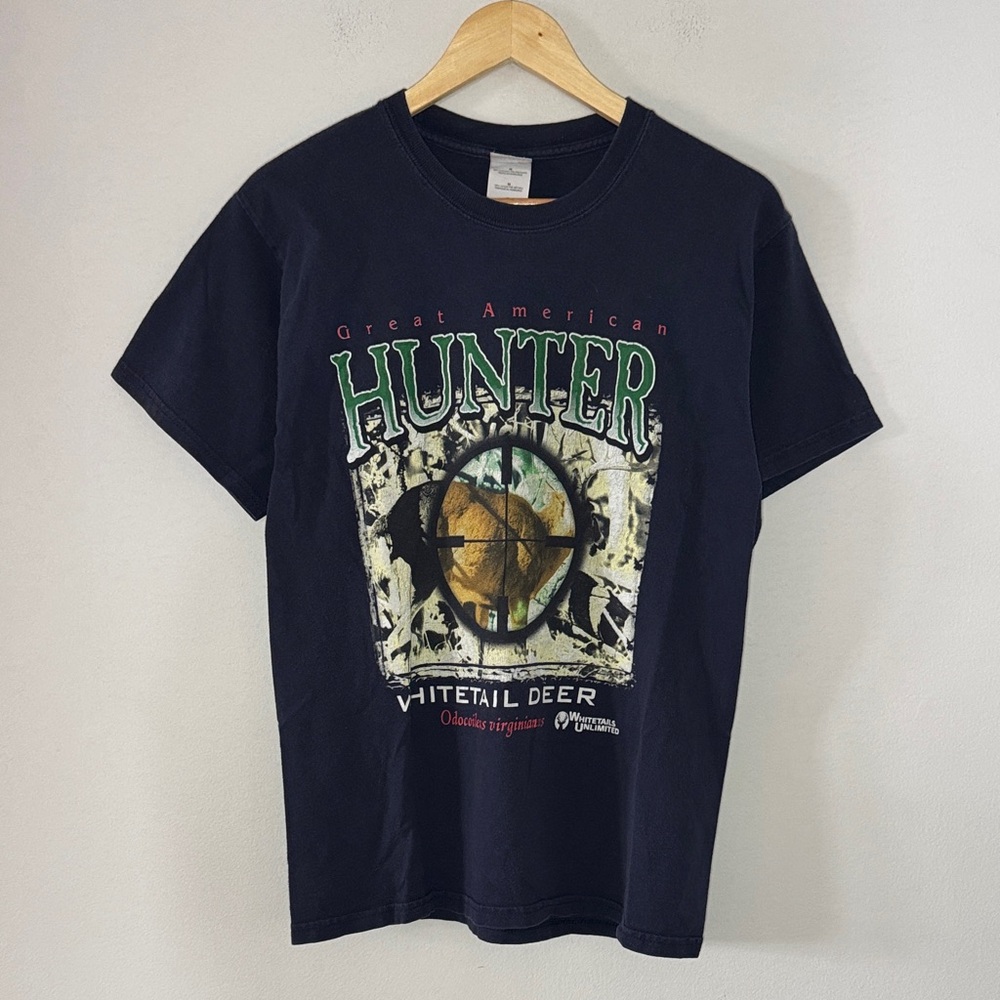 Vintage Great American Deer Hunt T-Shirt / Medium / 2000s